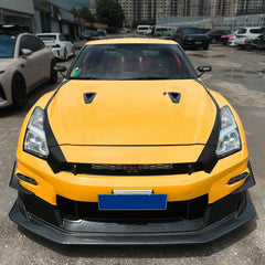 Nissan GTR R35 EBA 2024 T Spect 2024 with Aftermarket Parts - TS Style Front Canard Carbon Fiber from EPR USA
