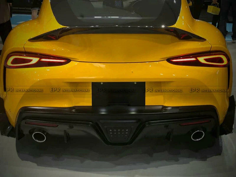 Toyota Supra MK5 A90 A91 3.0 2.0 2020-ON with Aftermarket Parts - T Type Style Rear Spoiler Carbon Fiber from EPR USA