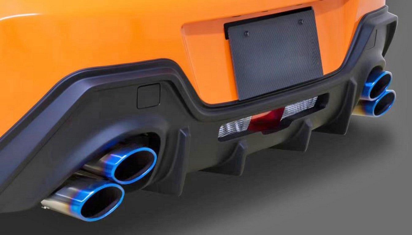Toyota GR86 ZN8 2022 2023 2024 with Aftermarket Parts - TMS Style Rear Diffuser Carbon Fiber / FRP from EPR USA