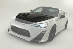 Toyota GT86 86 TRD GT SE Base 2017 2018 2019 2020 & Scion FR-S FRS 2013 2014 2015 2016 & Subaru BRZ TS Limited Premium 2013 2014 2015 2016 2017 2018 2019 2020 with Aftermarket Parts - VRS1 Style Vented Hood Carbon Fiber / FRP from EPR USA