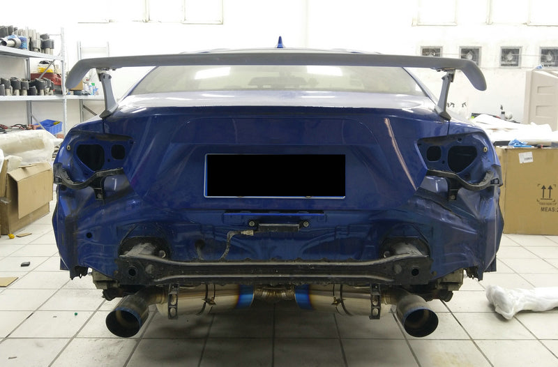 Toyota GT86 86 TRD GT SE Base 2017 2018 2019 2020 & Scion FR-S FRS 2013 2014 2015 2016 & Subaru BRZ TS Limited Premium 2013 2014 2015 2016 2017 2018 2019 2020 with Aftermarket Parts - SRD Style Rear Spoiler Carbon Fiber / FRP from EPR USA