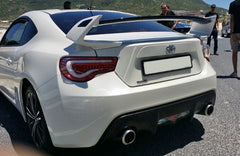 Toyota GT86 86 TRD GT SE Base 2017 2018 2019 2020 & Scion FR-S FRS 2013 2014 2015 2016 & Subaru BRZ TS Limited Premium 2013 2014 2015 2016 2017 2018 2019 2020 with Aftermarket Parts - TK Style Rear Spoiler Carbon Fiber / FRP from EPR USA