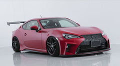 Toyota GT86 86 TRD GT SE Base 2017 2018 2019 2020 & Scion FR-S FRS 2013 2014 2015 2016 & Subaru BRZ TS Limited Premium 2013 2014 2015 2016 2017 2018 2019 2020 with Aftermarket Parts - Lexus Style Front Bumper & Lip FRP from EPR USA