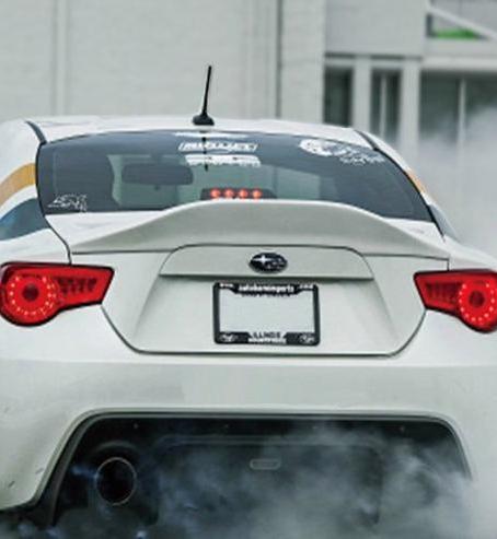 Toyota GT86 86 TRD GT SE Base 2017 2018 2019 2020 & Scion FR-S FRS 2013 2014 2015 2016 & Subaru BRZ TS Limited Premium 2013 2014 2015 2016 2017 2018 2019 2020 with Aftermarket Parts - LEG Style Rear Spoiler Carbon Fiber FRP from EPR USA