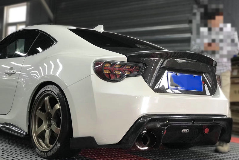 Toyota GT86 86 TRD GT SE Base 2017 2018 2019 2020 & Scion FR-S FRS 2013 2014 2015 2016 & Subaru BRZ TS Limited Premium 2013 2014 2015 2016 2017 2018 2019 2020 with Aftermarket Parts - EPA Style Trunk Carbon Fiber / FRPfrom EPR USA