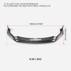 Subaru BRZ ZD8 2022-ON with Aftermarket Parts - VRSA1 Style Front Lip Dry Pre-preg Carbon Fiber from EPR USA