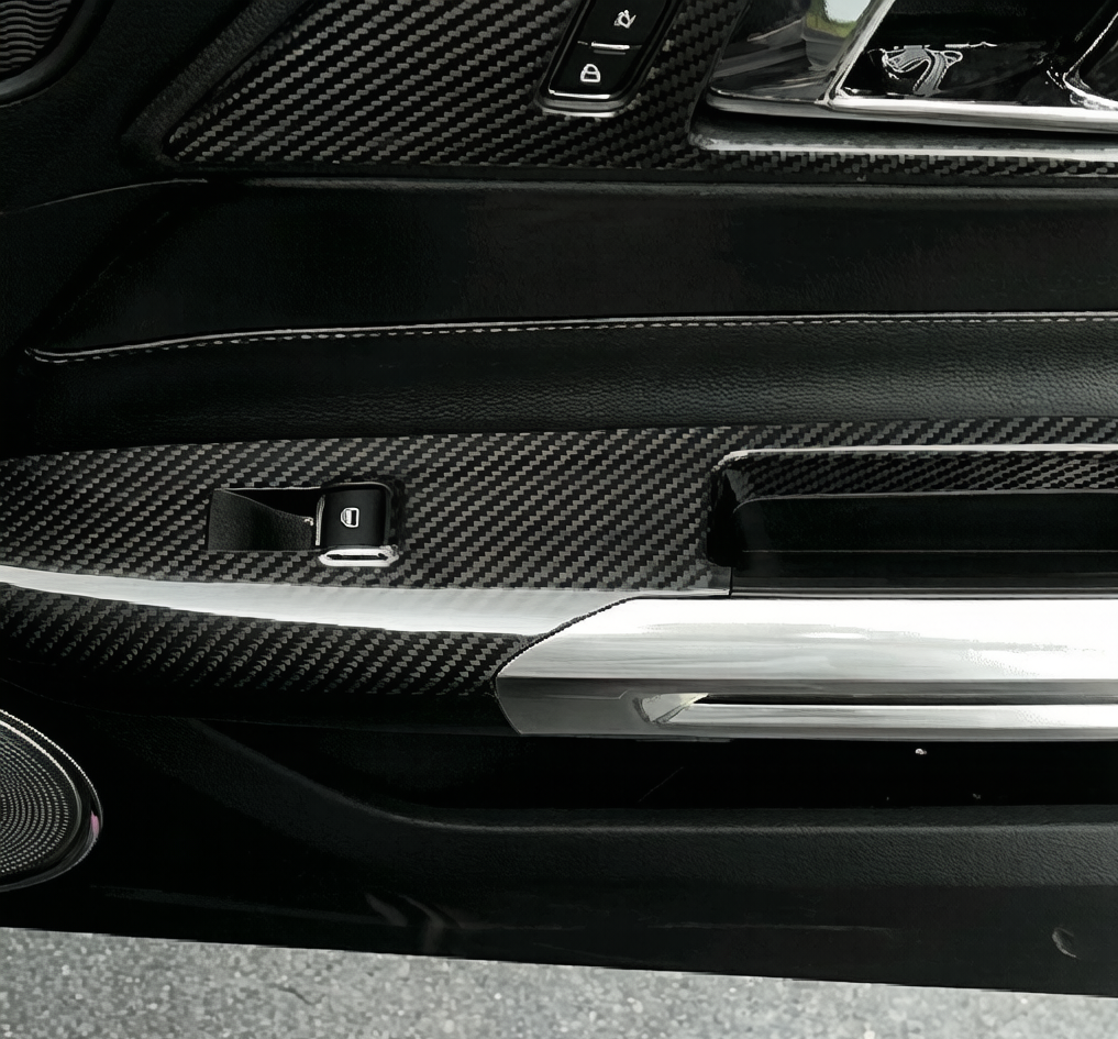 EPR USA Window Switch Panel for Ford Mustang Ecoboost S550.1 S550.2 Carbon Fiber