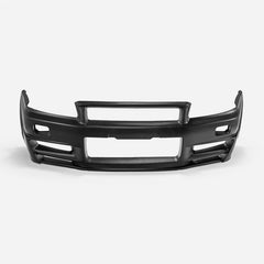 Nissan R34 GTR Base Nismo Z Tune S Tune R Tune V-Spec Tune Nur 1999 2000 2001 2002 2003 2004 with Aftermarket Parts - Z Tune Style Front Bumper PP from EP Racing