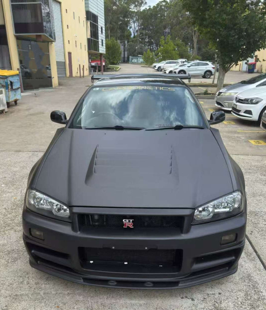 Nissan R34 GTR Base 1999-2004 Aftermarket Parts - EP Racing Front Lip ...
