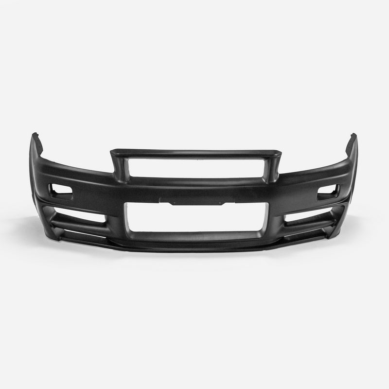 Nissan R34 GTR Base Nismo Z Tune S Tune R Tune V-Spec Tune Nur 1999 2000 2001 2002 2003 2004 with Aftermarket Parts - Z Tune Style Front Bumper PP from EP Racing