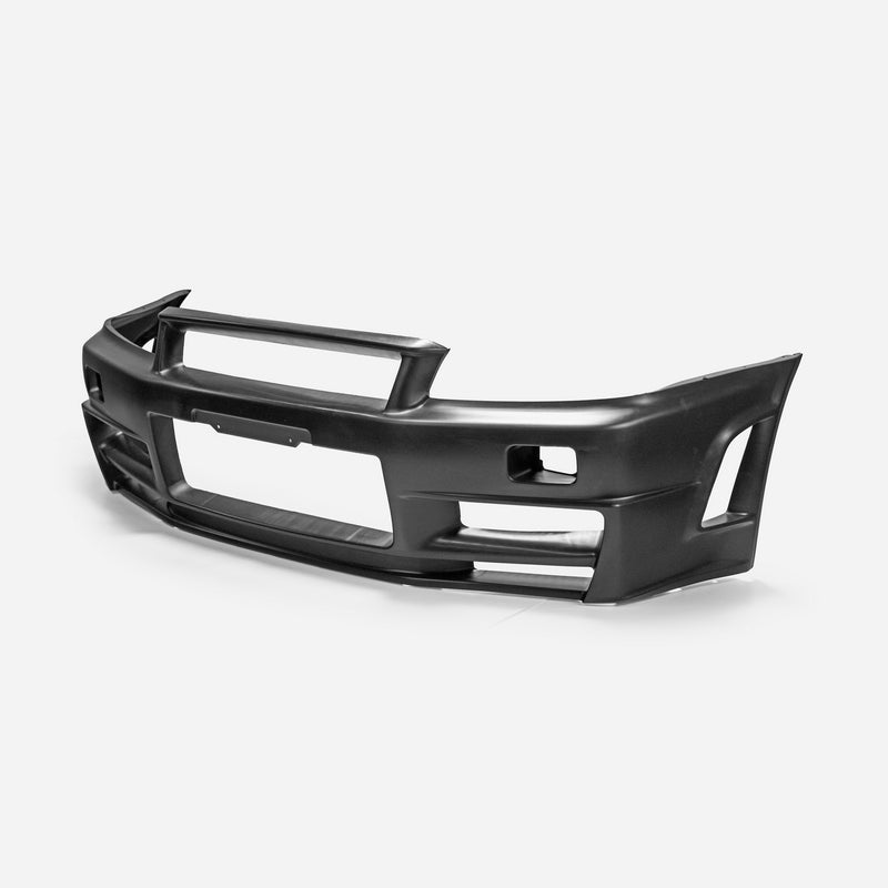 Nissan R34 GTR Base Nismo Z Tune S Tune R Tune V-Spec Tune Nur 1999 2000 2001 2002 2003 2004 with Aftermarket Parts - Z Tune Style Front Bumper PP from EP Racing