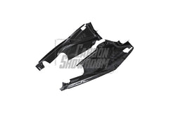 Ferrari 488 GTB 2016 2017 2018 2019 2020 with Aftermarket Parts - OEM 1:1 Style Engine Bay Kits Dry Pre-preg Carbon Fiber from Aero Republic