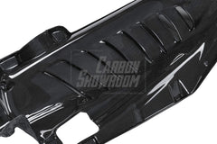 Ferrari 488 GTB 2016 2017 2018 2019 2020 with Aftermarket Parts - OEM 1:1 Style Engine Bay Kits Dry Pre-preg Carbon Fiber from Aero Republic