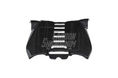 Ferrari 488 GTB & Spider 2016 2017 2018 2019 2020 with Aftermarket Parts - OEM 1:1 Style Engine Cover Dry Pre-preg Carbon Fiber from Aero Republic