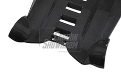 Ferrari 488 GTB & Spider 2016 2017 2018 2019 2020 with Aftermarket Parts - OEM 1:1 Style Engine Cover Dry Pre-preg Carbon Fiber from Aero Republic