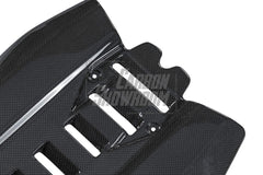 Ferrari 488 GTB & Spider 2016 2017 2018 2019 2020 with Aftermarket Parts - OEM 1:1 Style Engine Cover Dry Pre-preg Carbon Fiber from Aero Republic