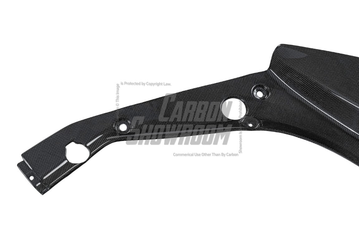 Ferrari 488 GTB & Spider 2016 2017 2018 2019 2020 with Aftermarket Parts - OEM 1:1 Style Replacement Front Trunk Side Panels Dry Pre-preg Carbon Fiber from Aero Republic