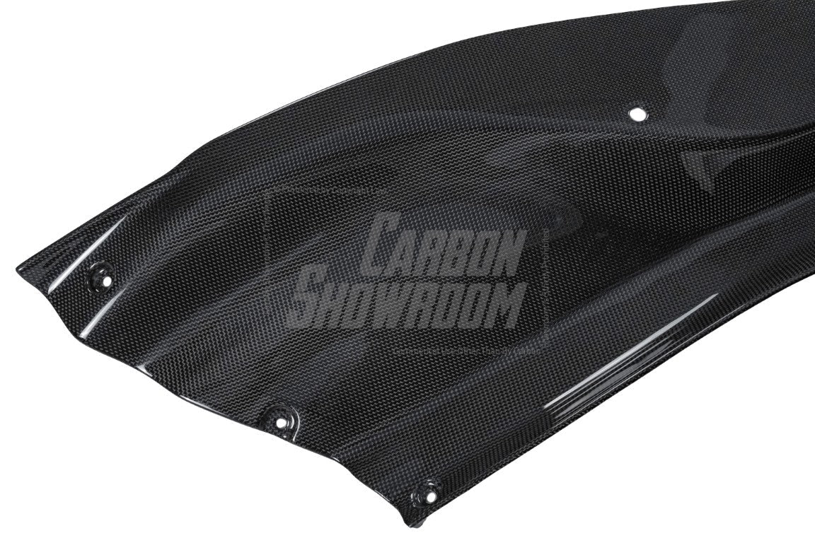 Ferrari 488 GTB & Spider 2016 2017 2018 2019 2020 with Aftermarket Parts - OEM 1:1 Style Replacement Front Trunk Side Panels Dry Pre-preg Carbon Fiber from Aero Republic