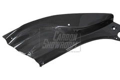 Ferrari 488 GTB & Spider 2016 2017 2018 2019 2020 with Aftermarket Parts - OEM 1:1 Style Replacement Front Trunk Side Panels Dry Pre-preg Carbon Fiber from Aero Republic
