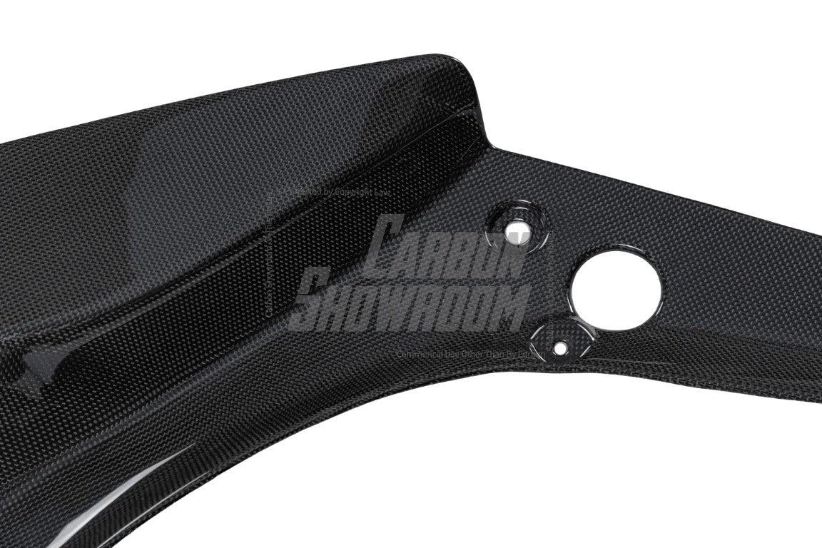 Ferrari 488 GTB & Spider 2016 2017 2018 2019 2020 with Aftermarket Parts - OEM 1:1 Style Replacement Front Trunk Side Panels Dry Pre-preg Carbon Fiber from Aero Republic