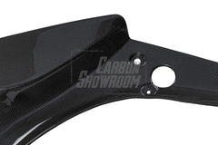 Ferrari 488 GTB & Spider 2016 2017 2018 2019 2020 with Aftermarket Parts - OEM 1:1 Style Replacement Front Trunk Side Panels Dry Pre-preg Carbon Fiber from Aero Republic