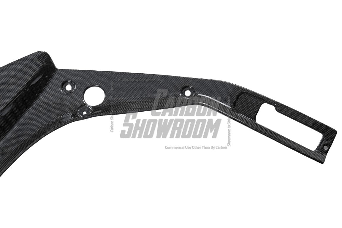 Ferrari 488 GTB & Spider 2016 2017 2018 2019 2020 with Aftermarket Parts - OEM 1:1 Style Replacement Front Trunk Side Panels Dry Pre-preg Carbon Fiber from Aero Republic