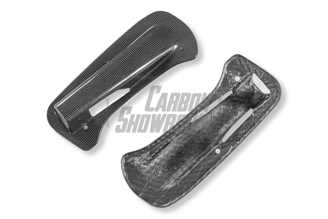 Ferrari SF90 Stradale & Spider 2021 2022 2023 2024 2025 with Aftermarket Parts - OEM 1:1 Style Replacement Engine Bay Cooling Duct Trim Dry Pre-preg Carbon Fiber from Aero Republic