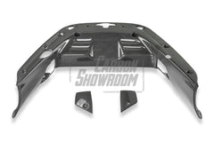 Ferrari SF90 Stradale & Spider 2021 2022 2023 2024 2025 with Aftermarket Parts - OEM 1:1 Style Replacement Engine Bay Panel Dry Pre-preg Carbon Fiber from Aero Republic