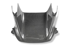 Ferrari SF90 Stradale & Spider 2021 2022 2023 2024 2025 with Aftermarket Parts - OEM 1:1 Style Replacement Front Center Intake Trim Pre-preg Carbon Fiber from Aero Republic