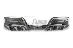 Ferrari SF90 Stradale & Spider 2021 2022 2023 2024 2025 with Aftermarket Parts - OEM 1:1 Style Replacement Rear Diffuser Pre-preg Carbon Fiber from Aero Republic