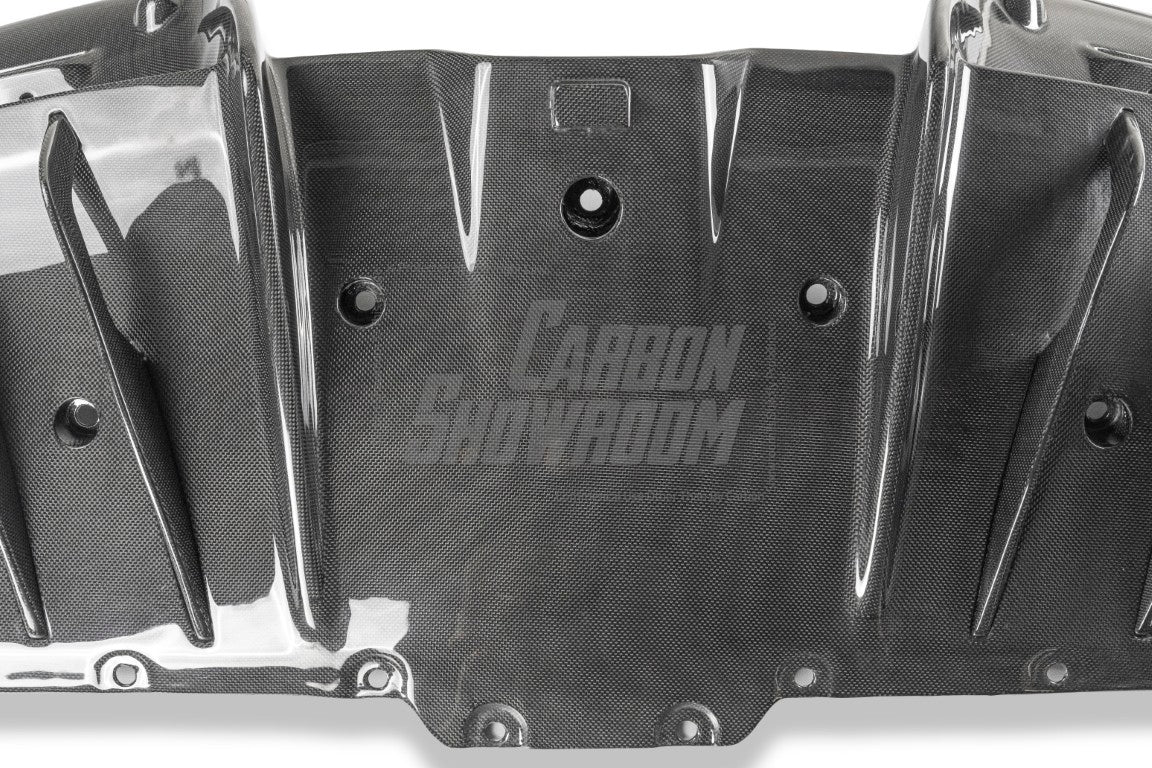 Ferrari SF90 Stradale & Spider 2021 2022 2023 2024 2025 with Aftermarket Parts - OEM 1:1 Style Replacement Rear Diffuser Pre-preg Carbon Fiber from Aero Republic