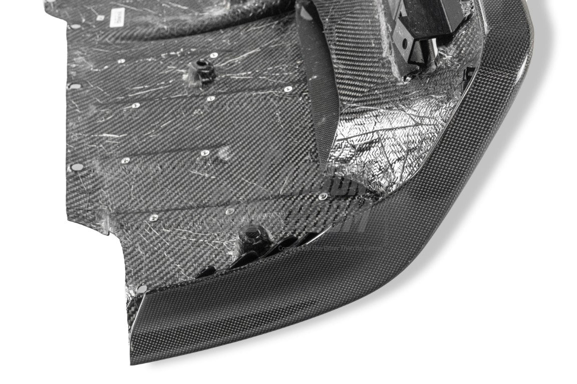 Ferrari SF90 Stradale & Spider 2021 2022 2023 2024 2025 with Aftermarket Parts - OEM 1:1 Style Replacement Rear Diffuser Pre-preg Carbon Fiber from Aero Republic