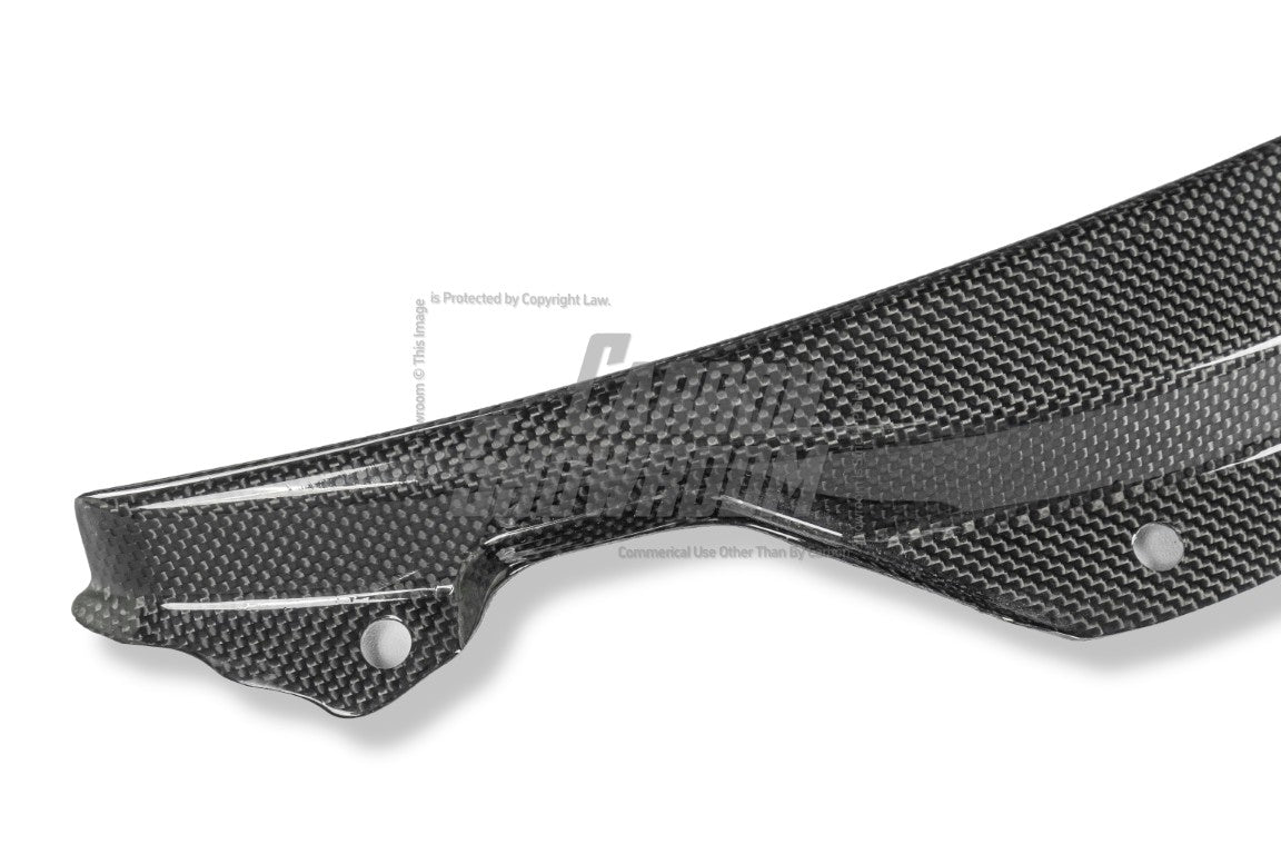 Ferrari SF90 Stradale & Spider 2021 2022 2023 2024 2025 with Aftermarket Parts - OEM 1:1 Style Replacement Front Bumper Corner Small Trim Pre-preg Carbon Fiber from Aero Republic