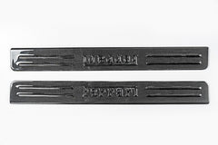 Ferrari SF90 Stradale & Spider 2021 2022 2023 2024 2025 with Aftermarket Parts - OEM 1:1 Style Door Sills Dry Pre-preg Carbon Fiber from Aero Republic