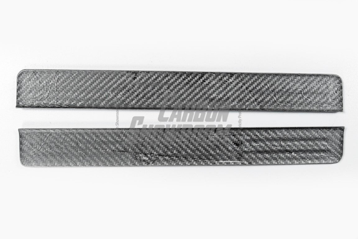 Ferrari SF90 Stradale & Spider 2021 2022 2023 2024 2025 with Aftermarket Parts - OEM 1:1 Style Door Sills Dry Pre-preg Carbon Fiber from Aero Republic
