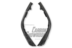 Ferrari SF90 Stradale & Spider 2021 2022 2023 2024 2025 with Aftermarket Parts - OEM 1:1 Style Replacement Front Lip Corners Pre-preg Carbon Fiber from Aero Republic