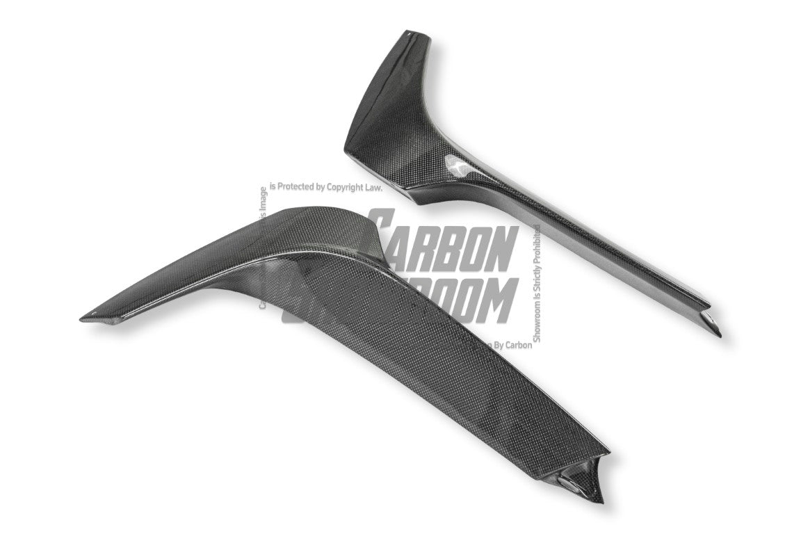 Ferrari SF90 Stradale &amp; Spider 2021 2022 2023 2024 2025 with Aftermarket Parts - OEM 1:1 Style Air Vent Covers Dry Pre-preg Carbon Fiber from Aero Republic