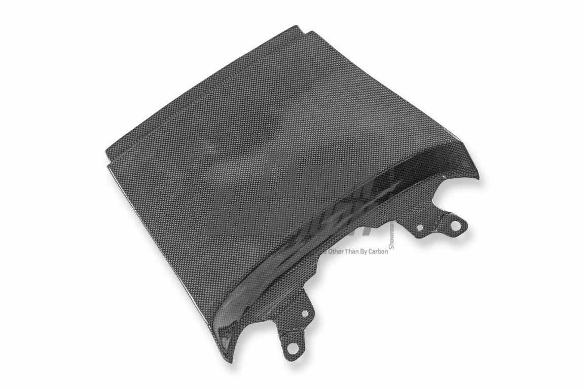 Ferrari SF90 Stradale &amp; Spider 2021 2022 2023 2024 2025 with Aftermarket Parts - OEM 1:1 Style Replacement Engine Bay Center Surround Pre-preg Carbon Fiber from Aero Republic