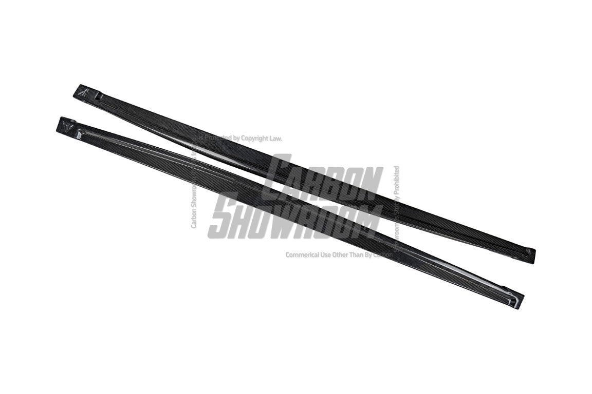 Audi RS3 8Y 2022 2023 2024 with Aftermarket Parts - V1 Side Skirts Pre-preg Carbon Fiber from Future Design
