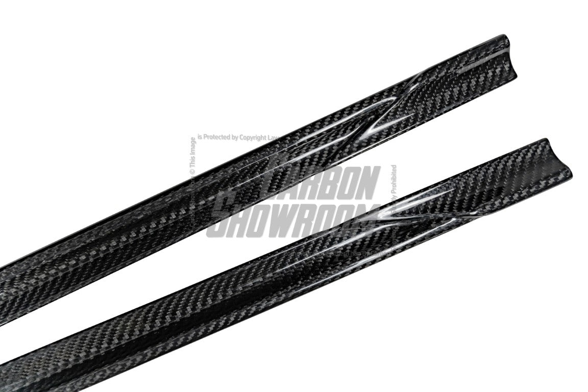 Audi RS3 8Y 2022 2023 2024 with Aftermarket Parts - V1 Side Skirts Pre-preg Carbon Fiber from Future Design