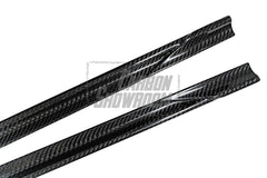 Audi RS3 8Y 2022 2023 2024 with Aftermarket Parts - V1 Side Skirts Pre-preg Carbon Fiber from Future Design