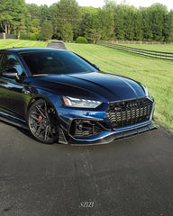 Future Design Carbon Fiber FRONT LIP SPLITTER - "Blaze kit" for Audi RS5 B9.5 2020+ - Performance SpeedShop