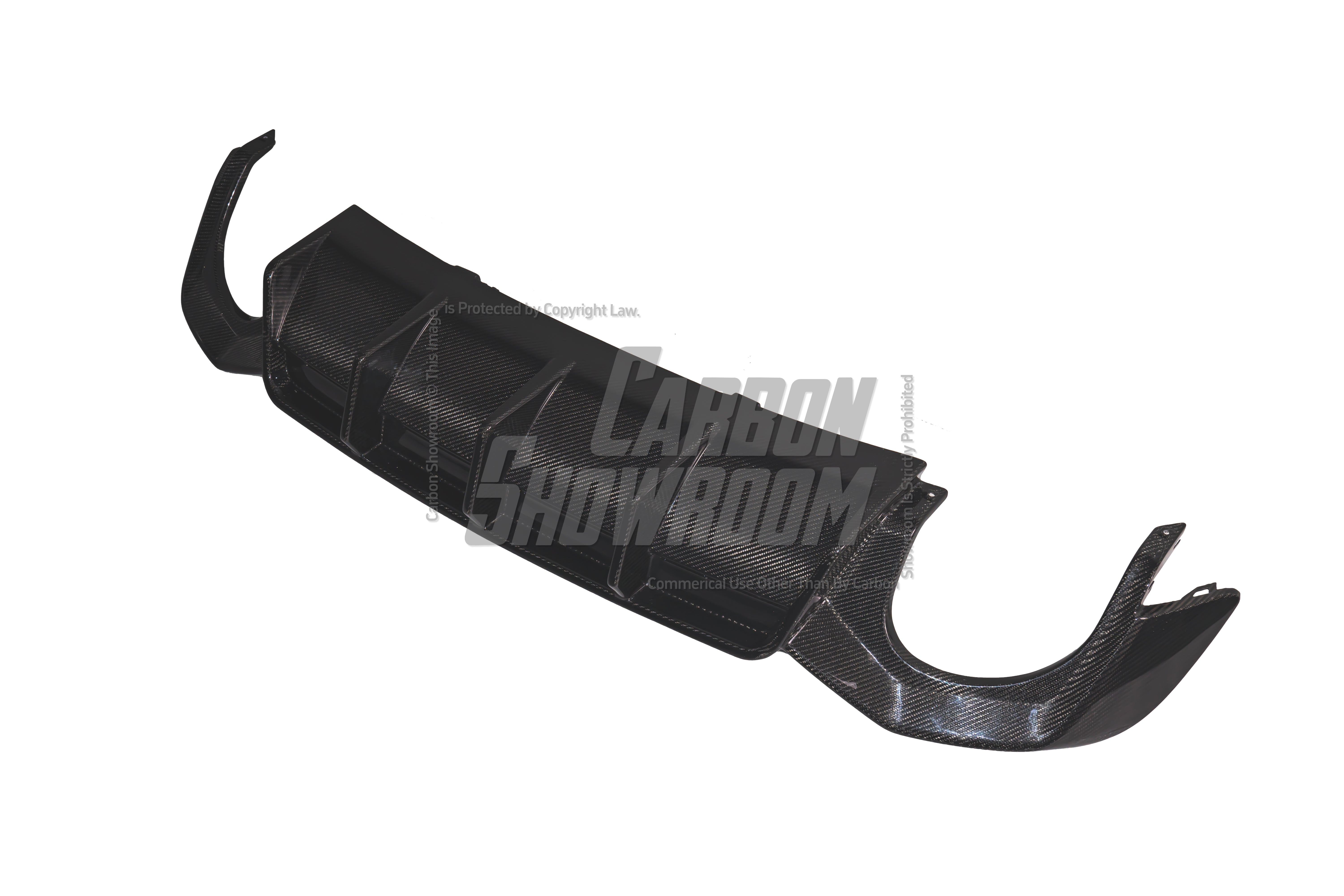 Future Design Carbon Fiber REAR DIFFUSER & REAR CANARDS - "Blaze kit" for Audi RS5 B9 2017-2019 - Performance SpeedShop