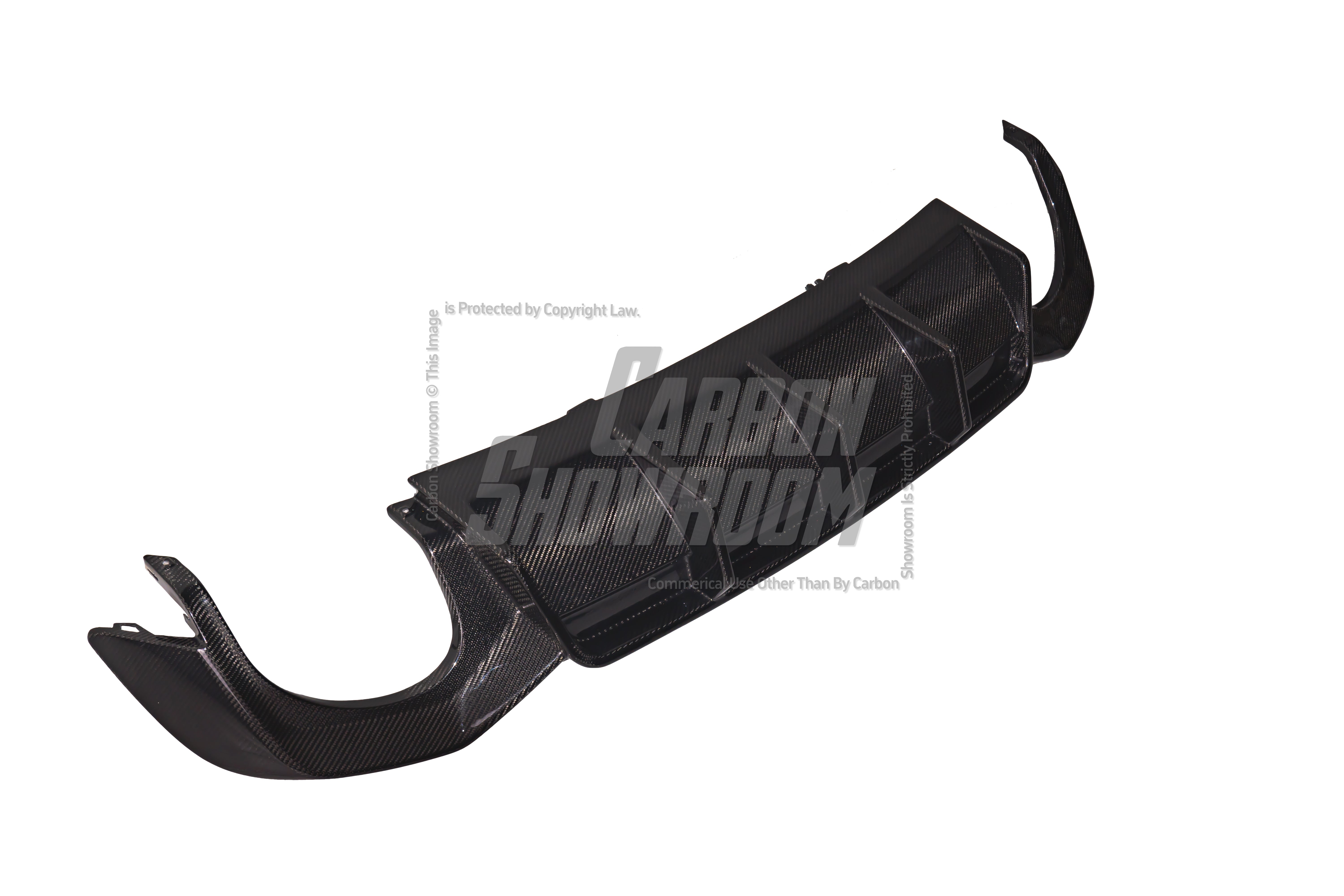 Future Design Carbon Fiber REAR DIFFUSER & REAR CANARDS - "Blaze kit" for Audi RS5 B9 2017-2019 - Performance SpeedShop