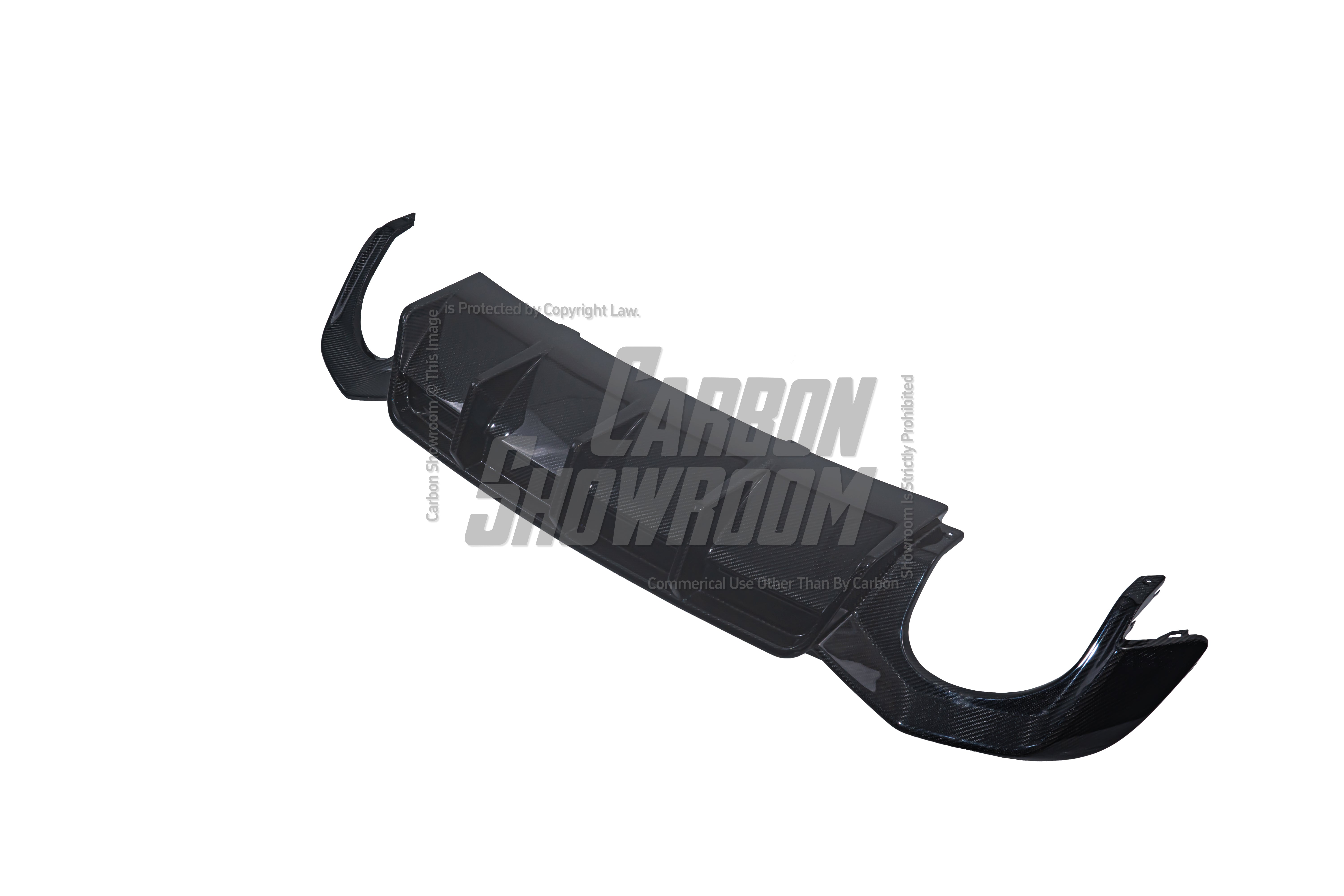 Future Design Carbon Fiber REAR DIFFUSER & REAR CANARDS - "Blaze kit" for Audi RS5 B9 2017-2019 - Performance SpeedShop