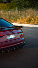 Future Design Carbon Fiber REAR DIFFUSER & REAR CANARDS - "Blaze kit" for Audi RS5 B9 2017-2019 - Performance SpeedShop