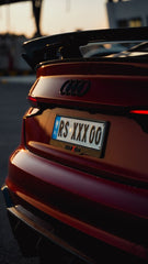 Audi A5 S5 RS5 B9 B9.5 2017-ON with Aftermarket Parts - Rear Wing Spoiler Carbon Fiber / FRP from Future Design