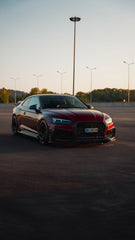 Future Design Carbon Fiber FRONT LIP SPLITTER - "Blaze kit" for Audi RS5 B9 2017-2019 - Performance SpeedShop