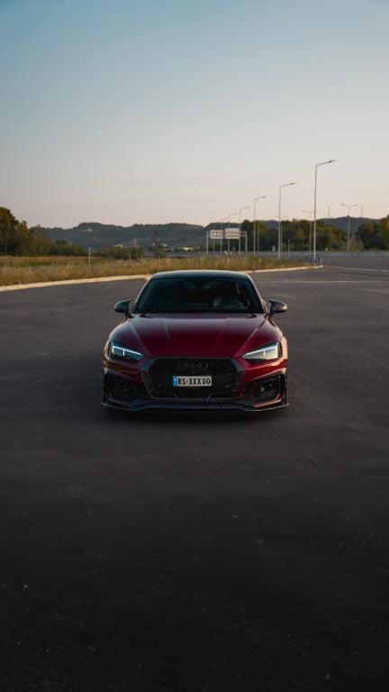Future Design Carbon Fiber FRONT LIP SPLITTER - "Blaze kit" for Audi RS5 B9 2017-2019 - Performance SpeedShop