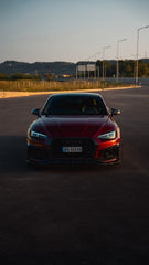 Future Design Carbon Fiber FRONT LIP SPLITTER - "Blaze kit" for Audi RS5 B9 2017-2019 - Performance SpeedShop